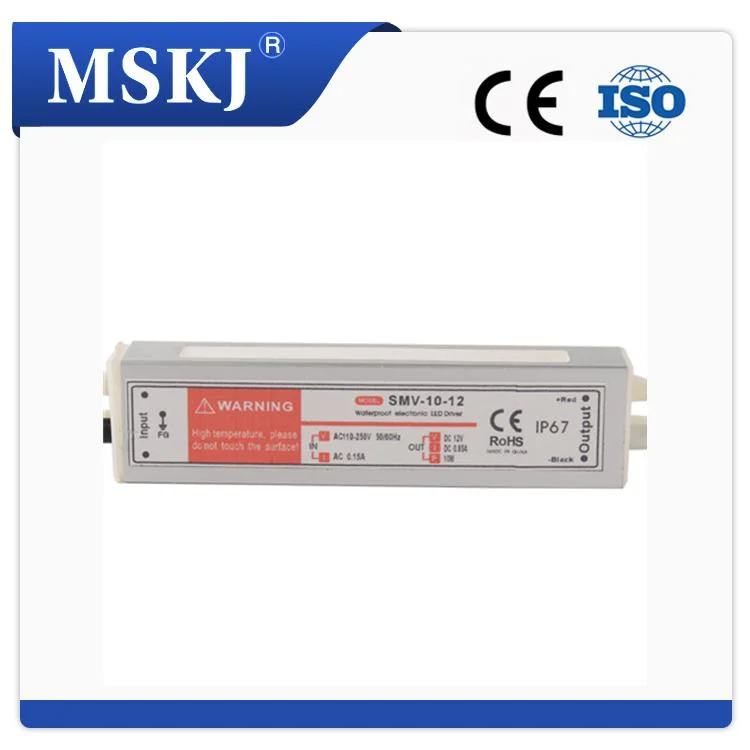 10W 12V 0.85A Constant Voltage LED Driver for LED Strip