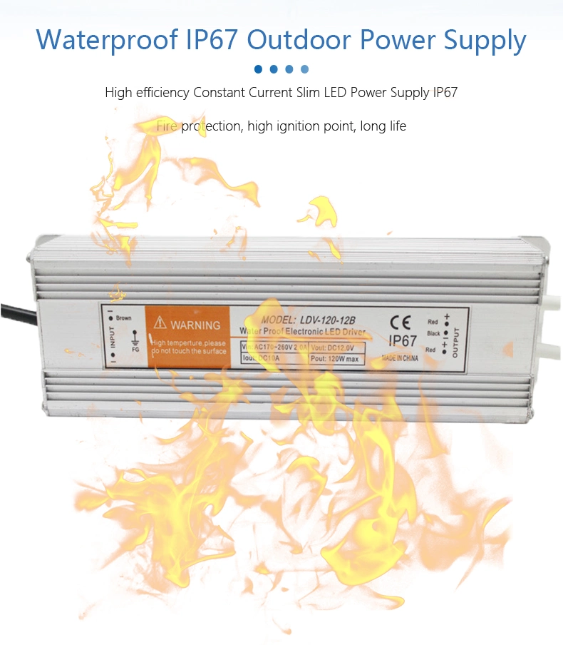 Single Output Waterproof SMPS with IP67 Certification Approved