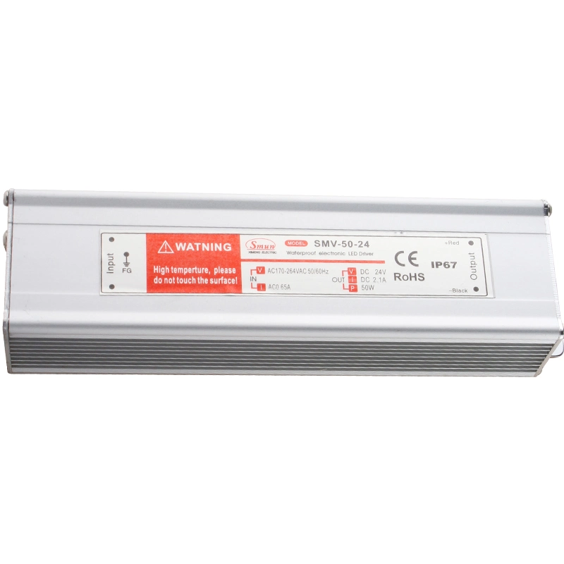 SMA-50-24 50W 12-24VDC 2A IP67 Waterproof Constant Current LED Driver