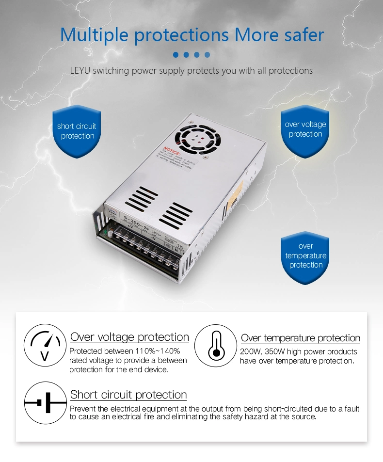 S-350-12 350W 12V 30A Single Output Switching Power Supply