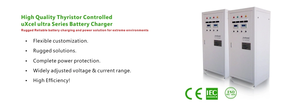 Everexceed 110V1400A Uxcel Ultra Series Industrial Battery Charger with Thyristor Rectifier/ DC UPS