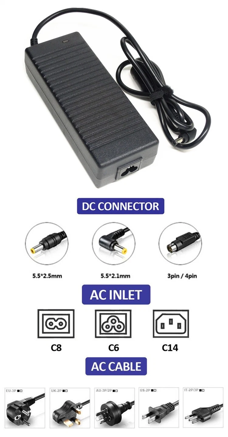 Single Output AC to DC Power Adapter 5V 10A LED Strip Power Supply 50W