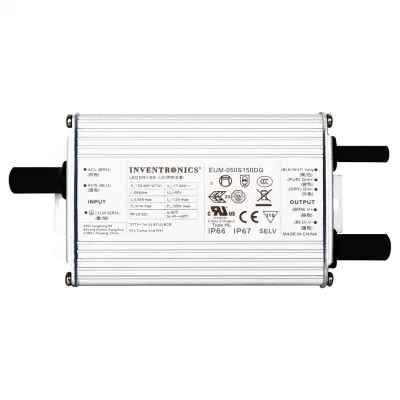 Nuevo diseño Inventronics IP66 Controlador LED regulable con aislados 1-5V/1-10V/10V/3-Timer-Modes PWM