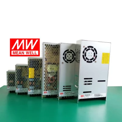  Meanwell Fuentes de alimentación regulada Industrial bien significa cambiar de modo 5V 12V 15V 24V 36V48V 100W 150W 200W 350W 450W CONTROLADOR LED 600W Fuente de alimentación de conmutación de DC