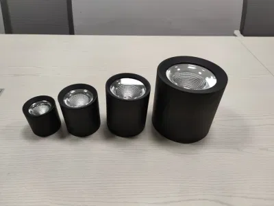 AC100-265V PF0.9 COB Aluminio 20W 30W 40W luz LED abajo