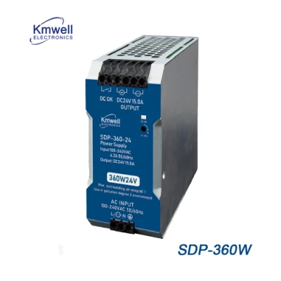  Venta en caliente SELV salida DC SDP-360-24 conmutación industrial de carril DIN Fuente de alimentación para control industrial