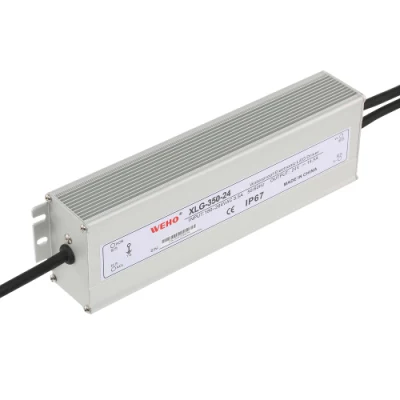 Controlador LED IP67 xlg-350-12 350watt 12V 5A 10A 15A 20A 25A Alimentación de conmutación de CA a CC salida única