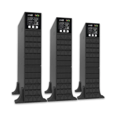  2KVA 2kW 48VDC baterías internas UPS High Frequency Rack Tower UPS online para la Seguridad Pública