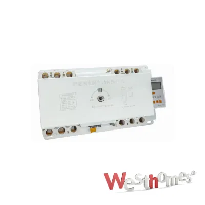 Venta en caliente AC400V 3p inteligente doble fuente de alimentación de cambio Interruptor de transferencia automática