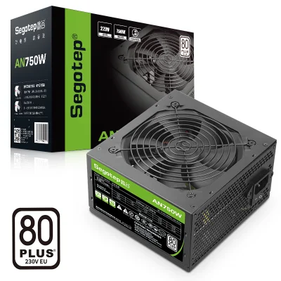  Fábrica-Mayoreo-entrega-rápida-Segotep An750W- 650W-550W-80 Plus 230veu-ATX-Switching-Power-Supply