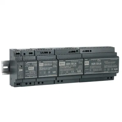 Fuente de alimentación de conmutación de carril DIN ultrafino serie HDR 5V HDR-15W/30W/60W/100W/150W 12V 24V 48V