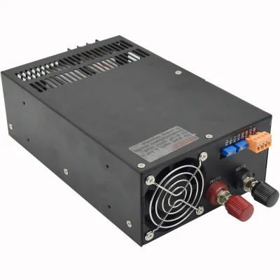 La alimentación de CC ajustable de corriente constante de tensión constante de potencia industrial de alimentación de conmutación AC a DC 24V 36V 48V 60V. CE ROHS