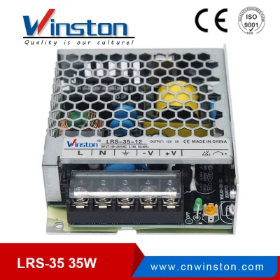 35W de salida única SMPS AC 220V a 5V DC 12V 24V 36V 48V DC de alimentación de conmutación de LED con CE, RoHS (LRS-35)
