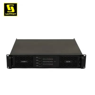  Fp20000q D20K amplificador de potencia 4 Canal 16000 vatios clase D 2U amplificador de potencia subwoofer de audio amplificador de potencia