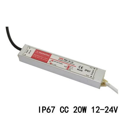 Controlador de LED de corriente constante resistente al agua SMA-20-36 20W 18-36V 0,55A