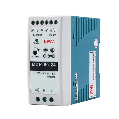 Fuente de alimentación de conmutación MDR-60W-24V Alimentación de carril DIN ac/dc