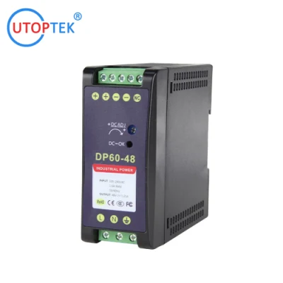 Fuente de alimentación de carril DIN industrial 24V/48V/52V para uso de interruptor industrial PoE o no Poe