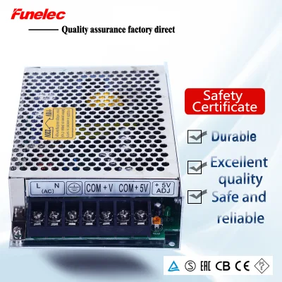  50W DUAL (varios) de salida 5V 12V AC fuente de alimentación CC 6AMP 2AMP Controlador de LED de 50 vatios, fuente de alimentación de conmutación de LED D-50A