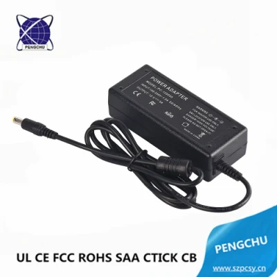  Fuente de alimentación de conmutación de LED de sobremesa AC DC 60W 5A 12V Con UL CE FCC RoHS SAA CB C-tick