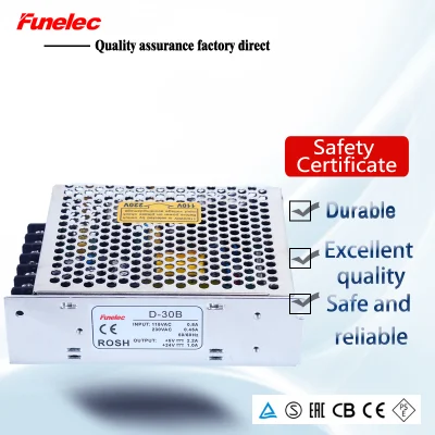  D-30 SMPS W 110V 220V AC 5V 24V DC 1 AMP 2.2A Fuente de alimentación Fuente de alimentación de conmutación de LED de alimentación de CC con CE