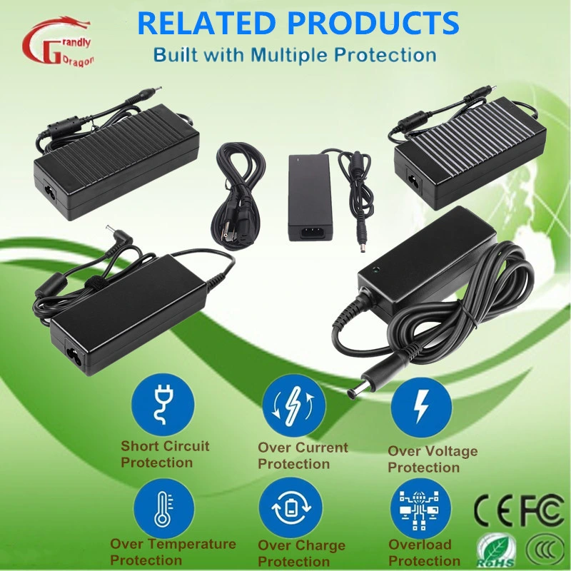 Factory Wholesale Desktop Power Supply CCTV Camera Router LCD LED Lamp Medical Printer Power Tool AC DC Power Adapter 12V 24V 30V 36V 48V 5A 6A 7A 8A 9A 10A 12A