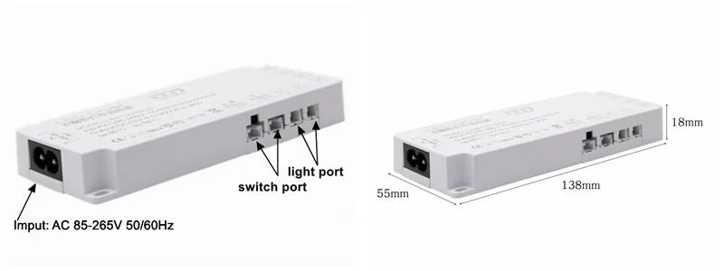 LED Transformer Constant Current AC/DC Switching Power Supply 12V 15W 30W 60W LED Driver for Cabinet Light