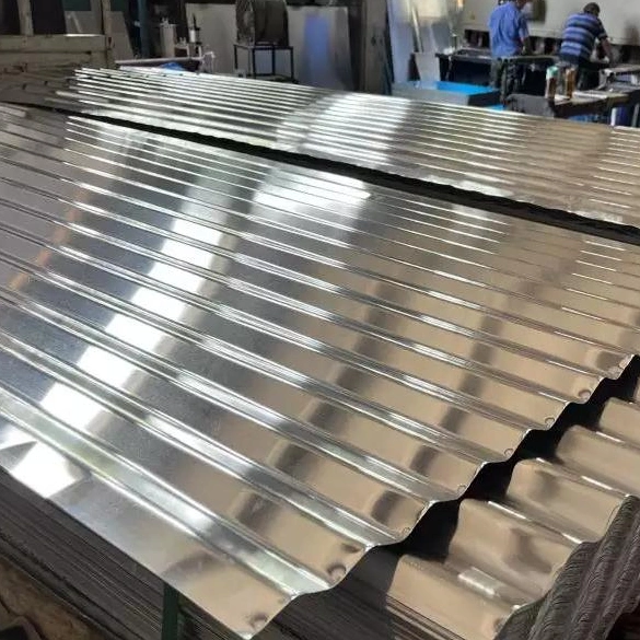 5V 800mm 900mm Crimp Aluminium Alloy Coated Galvanized Corrugated Roofing Steel Sheet