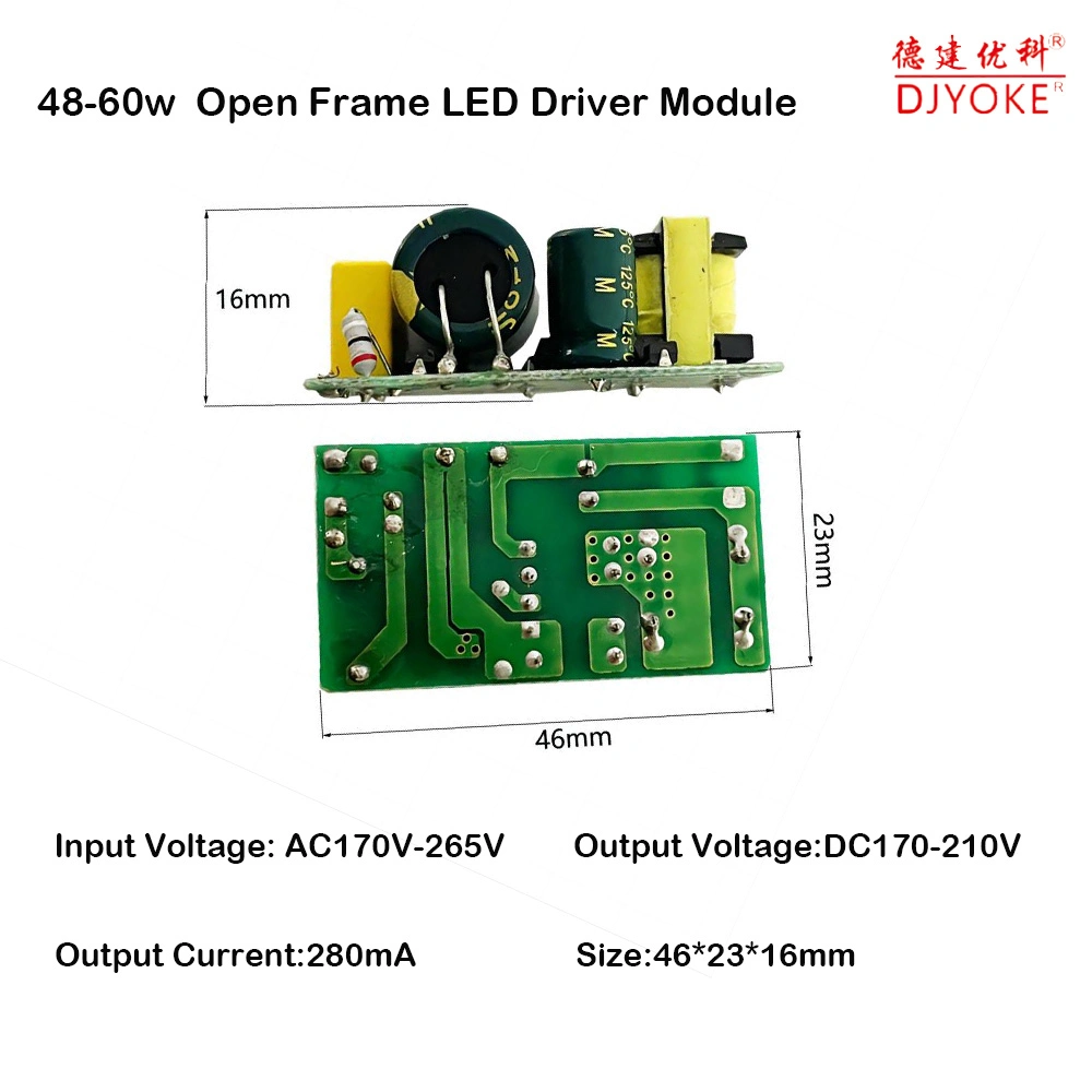 AC-DC 48-60W 300mA Open Frame Constant Current LED Driver Power Supply 02