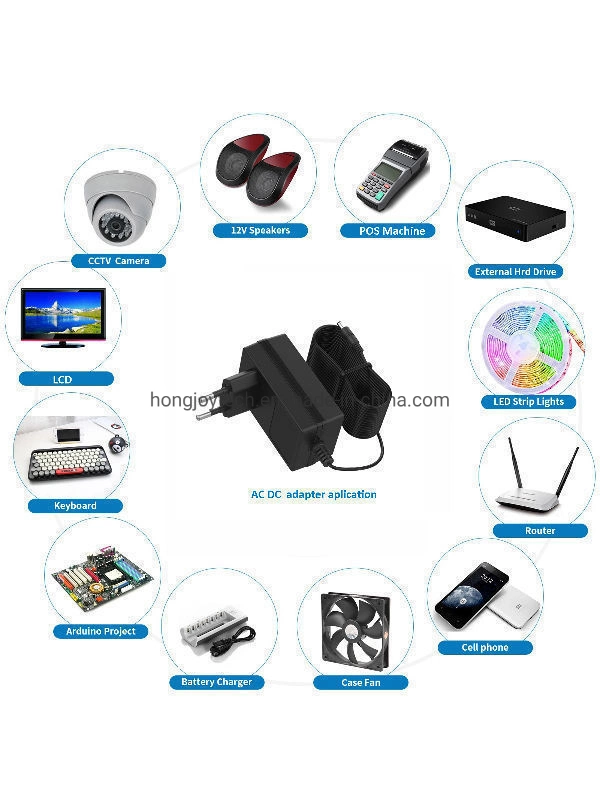 CCTV Camera LED Strip Light AC 100-240V Us Jp Plug DC 12V 2A 1A 0.5A 0.75A 1.25A 1.5A 1.2A Universal Switching Adapter Transformer 6V 24V 48V SMPS Power Supply