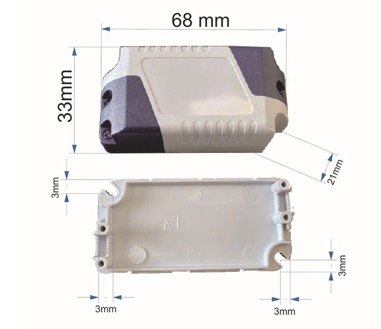 1-3W LED Light Driver DC3-12V Transformer LED Driver with Housing 03