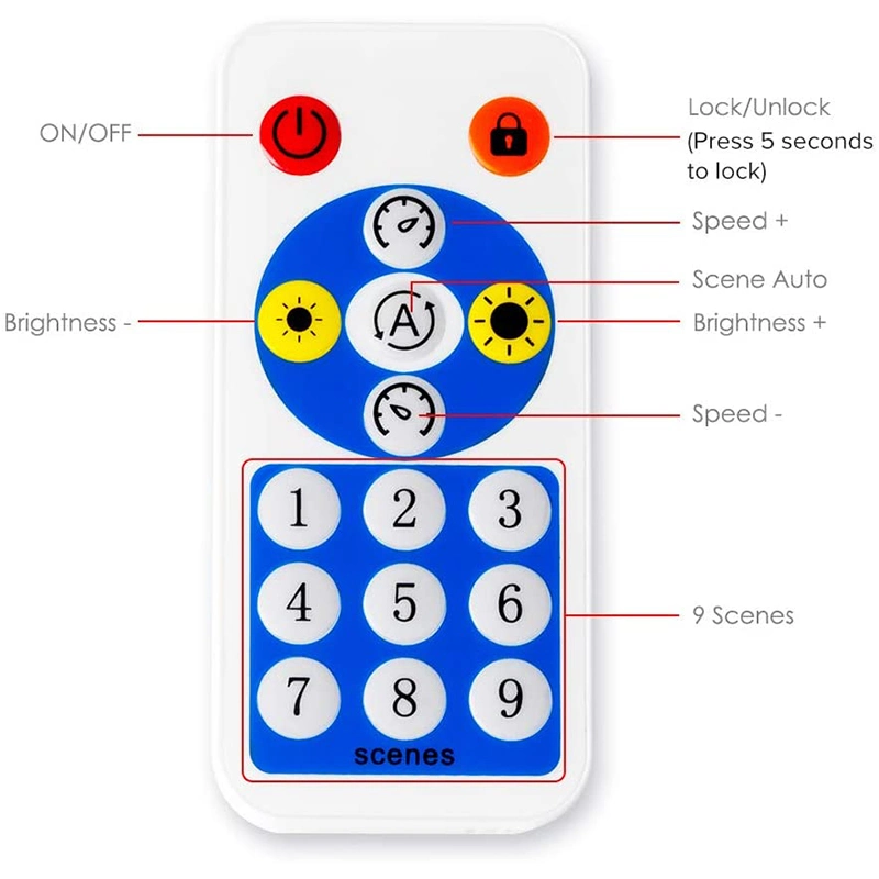 Sp608e 8 Channel Signal Output Remote Controller Ios Android Blue Tooth APP Controller for Ws2811 Ws2815 Addressable LED Strip