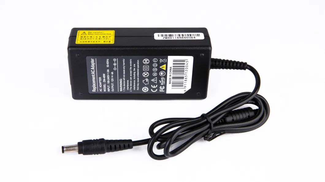 Hot Sale AC DC Power Supply for LCD/CCTV Camera 48W 12V 4A