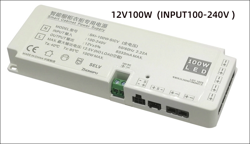 Cabinet &amp; Wardrobe Lighting Power Supply 12V/24V LED Driver 36W 60W 100W