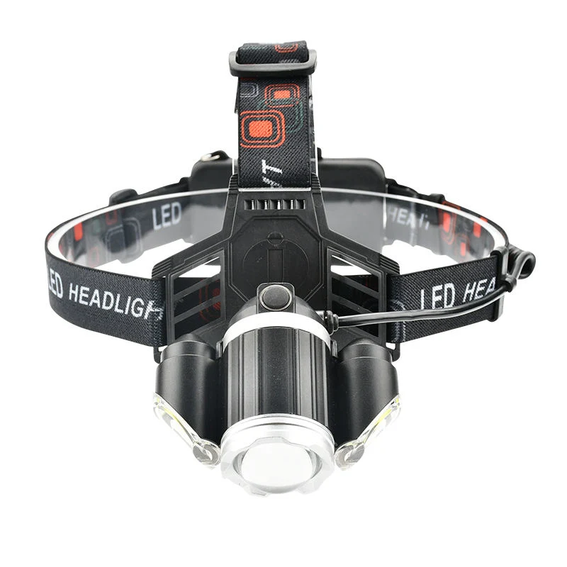 Glodmore2 Factory Supply Cheap USB Charging 180 Rotation COB XPE LED Headlamp with 4 Modes and Warning Light