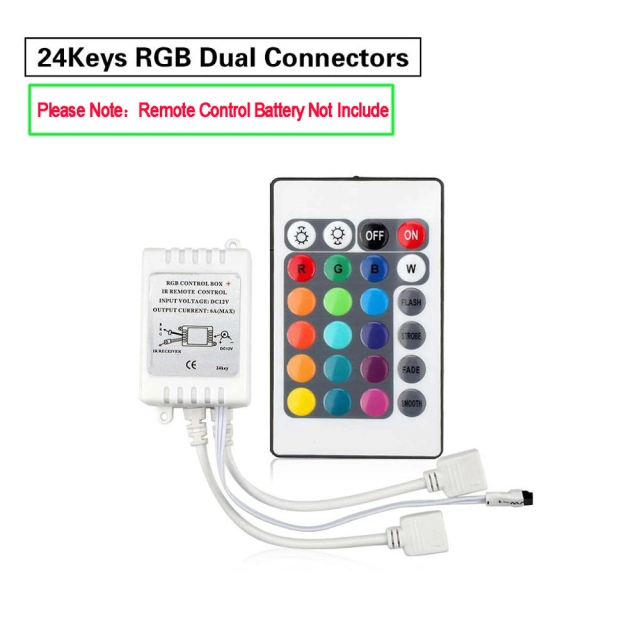 RGB LED Strip Light/Lamp Controller for 12V 30/60 LEDs /M Tape Wireless Remote Control SMD 2835 5050 RGB LED Strips Controller