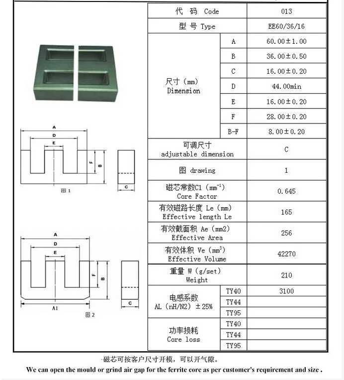 Customization Transformer Factory Ee19 Ferrite Core Horizontal Transformer for LED Driver