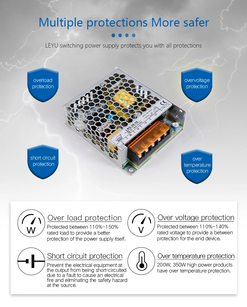 Lrs-35 New Small 35W 12V 24V 36V 48V LED Strip Power Supply