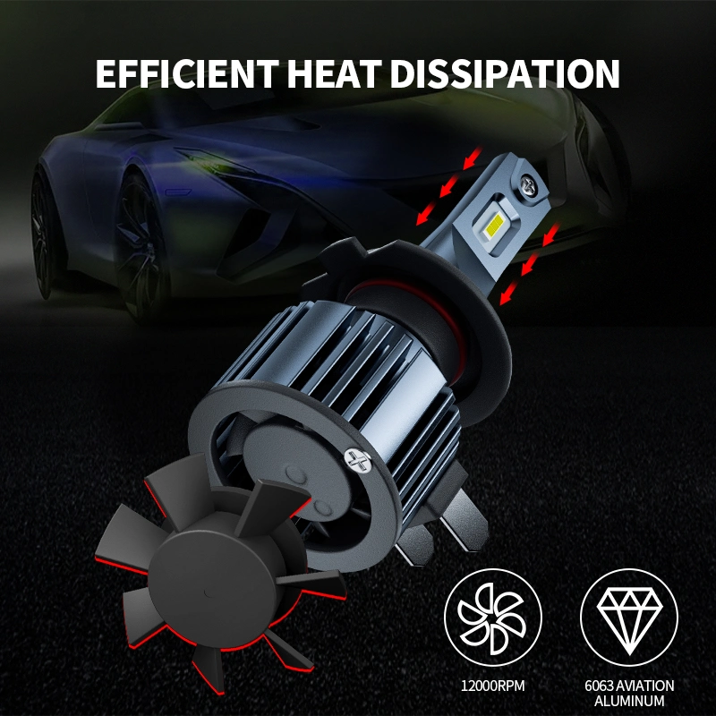 Hot Sale LED Headlight Bulb M7 Fan Series-50W External Driver