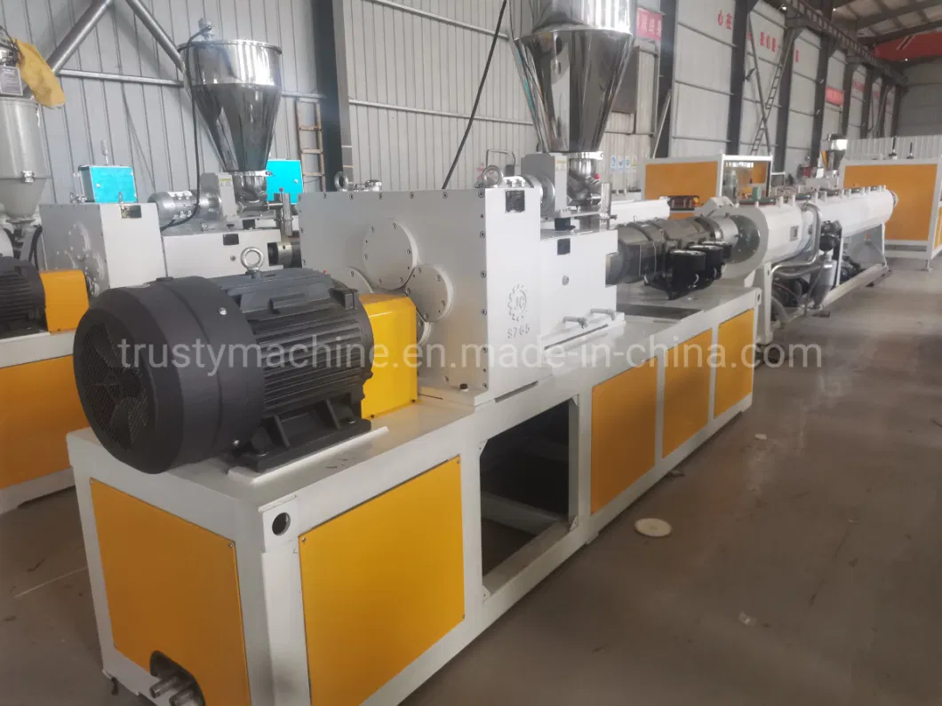 50mm-110mm PVC Pipe Machine PVC Water Supply Pipe Extruder Extrusion Line