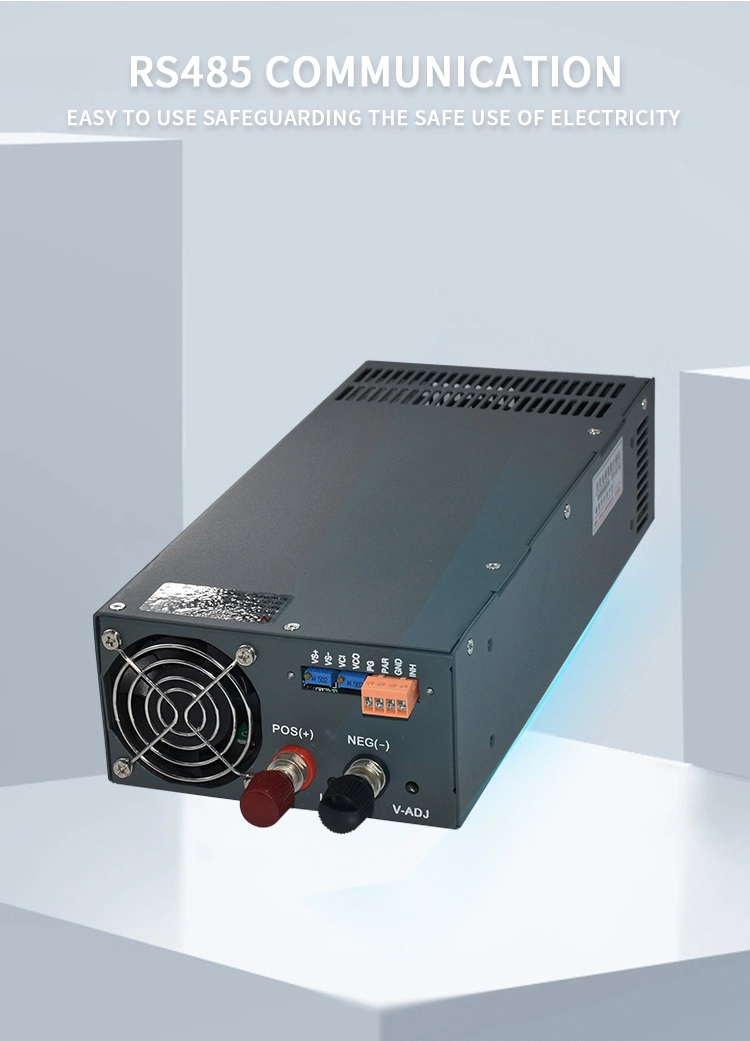 1500W Switching Power Supply DC Adjustable RS 485 Communication Power Supply S-1500-60V 25A Full Power