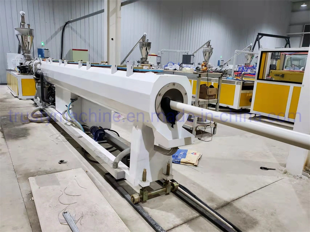50mm-160mm PVC Pipe PVC Water Supply Pipe Extruder Extrusion Production Line