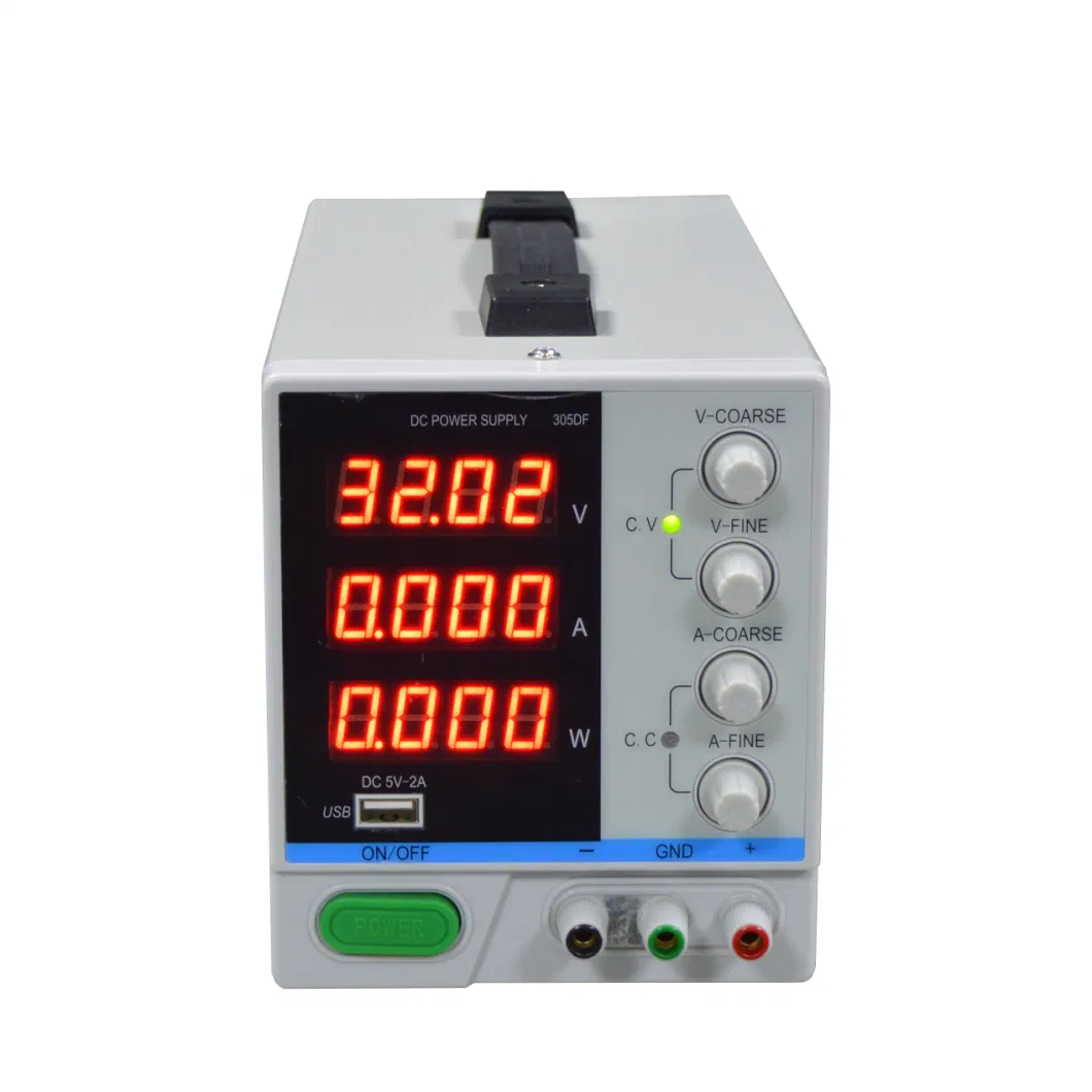 305df Four Digit Display DC Voltage Regulator Power Supply/Resistance, Capacitance, Relay Power Test