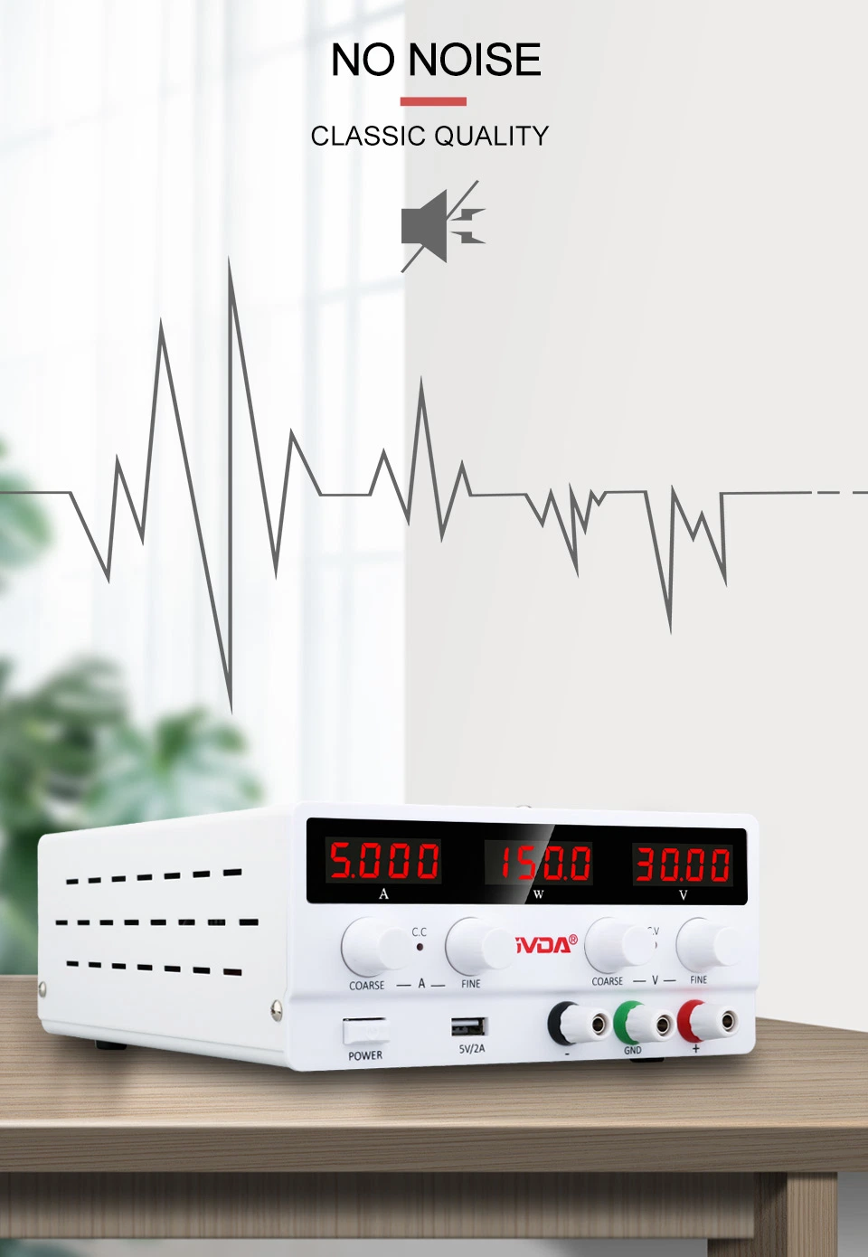 Adjustable DC Power Supply 60V 5A LED Digital Lab Bench Power Source Stabilized Power Supply Voltage Regulator Switch