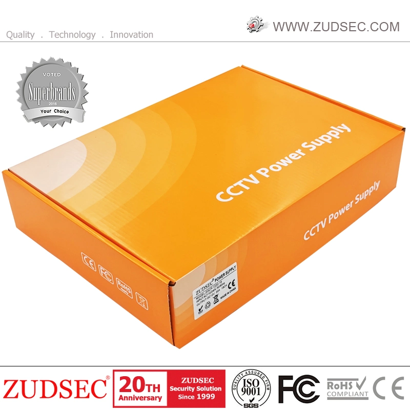 Multi Output Power Supply Box, 12V 360W 18CH CCTV Camera Power Supply with Box