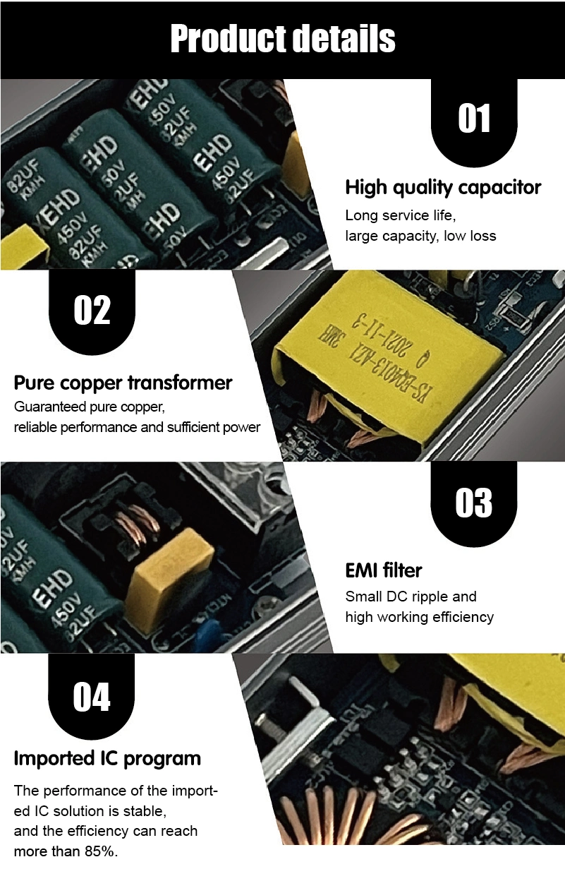 Ultra Thin LED Strip Driver Slim LED Module Switching Power Supply