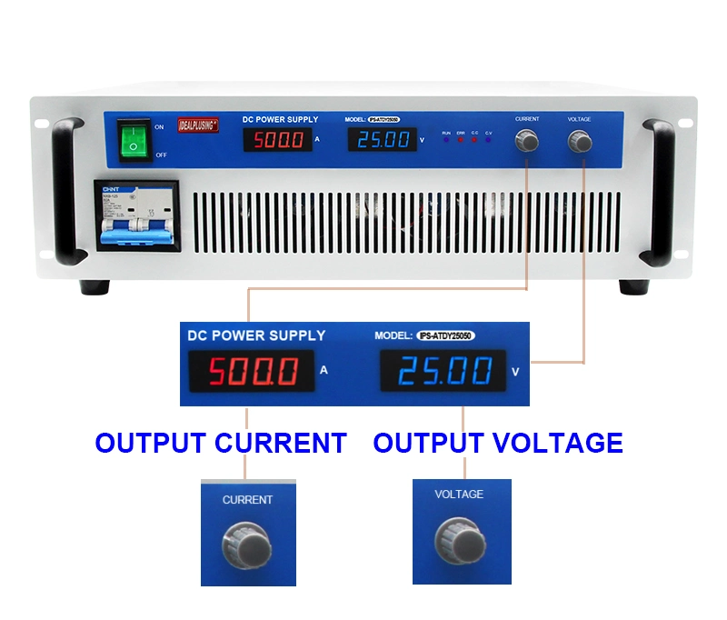 Regulated DC 6000W 40V 120 AMPS Variable Voltage Power Supply