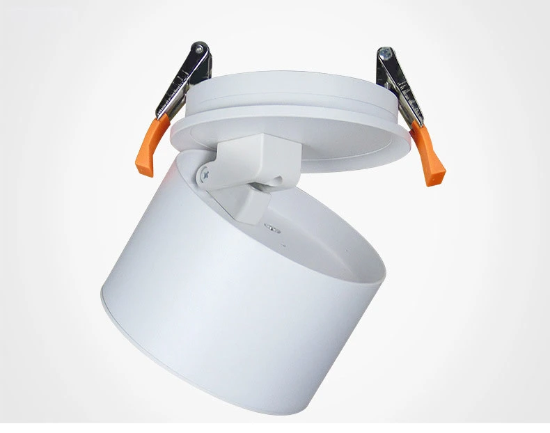 Foldable 360-Degree Angle Adjustable Stretch Downlight COB Ceiling Spotlight