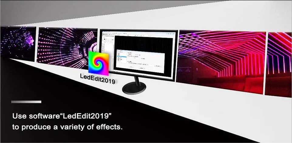 LED Decorative Light Controller LED Strip Use Spi 2048 Pixel K-1000c LED Pixel Controller