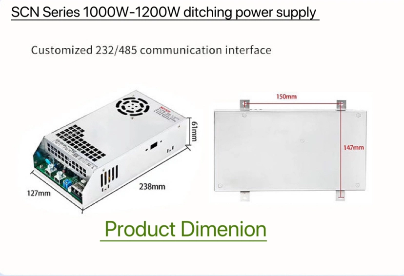 1200W 12V 100 AMP High Power AC/DC Switching Power Supply 24V 36V 48V 60V 72V 90V 110V 220V