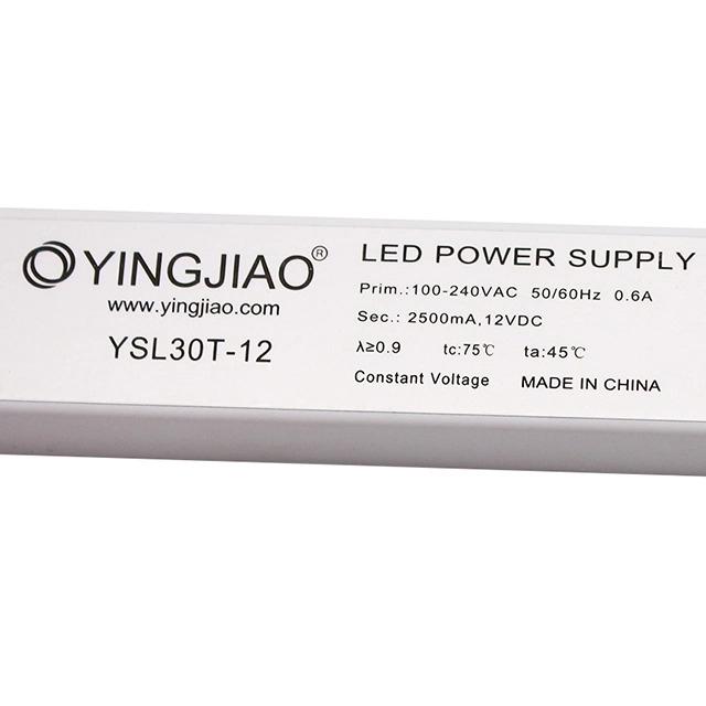 Yingjiao SMPS Switching Power Supply 30W 700mA Line Slim Constant Current LED Power Supply for LED Lights